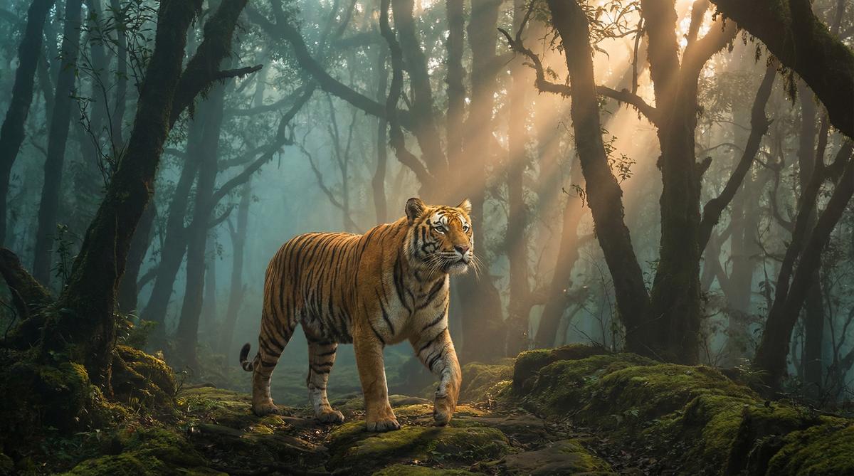 明星老虎视频 - 孟加拉虎丛林之王视频